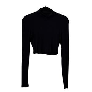 Women's Sunday Best Artizia Freshman Cropped Turtleneck Relaxed Ribbed - Medium